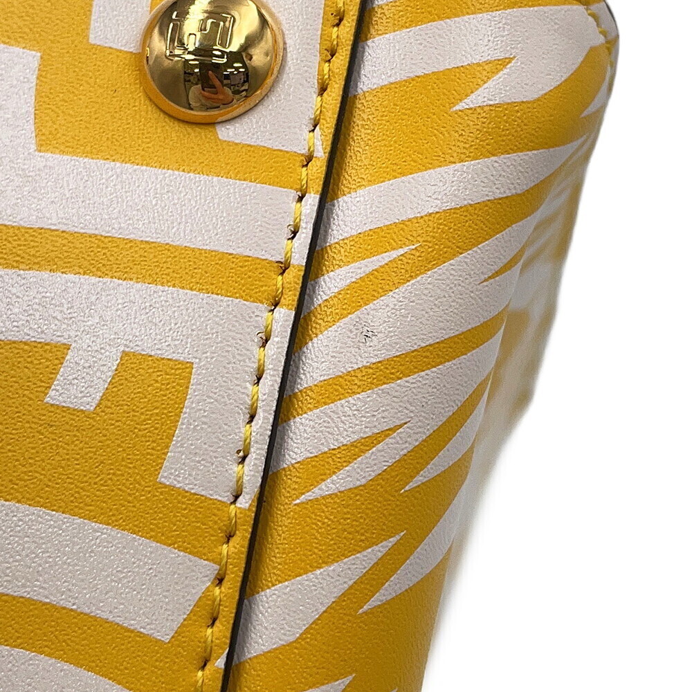 Fendi FF Vertigo Peekaboo Leather Handbag - Picture 9 of 10
